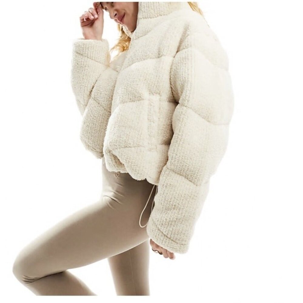 Cotton-On Size M Teddy Bomber Jacket